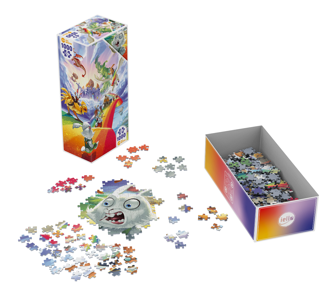 Puzzle Puzzle Twist 1000 pz - Bunny Kingdom in the Sky