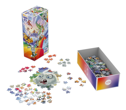 Puzzle Puzzle Twist 1000 pz - Bunny Kingdom in the Sky