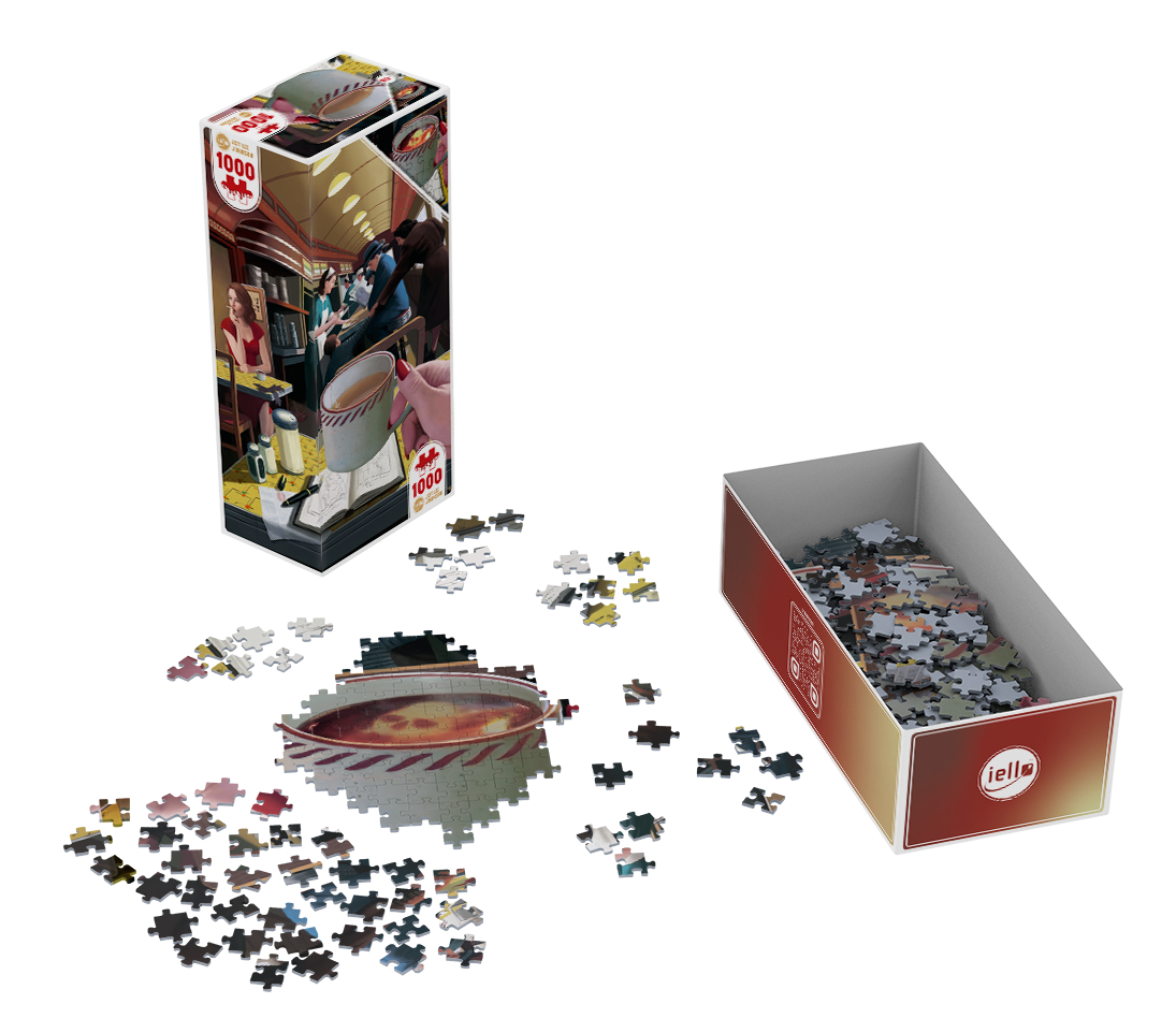 Puzzle Twist 1000 pz - Blue Plate Special