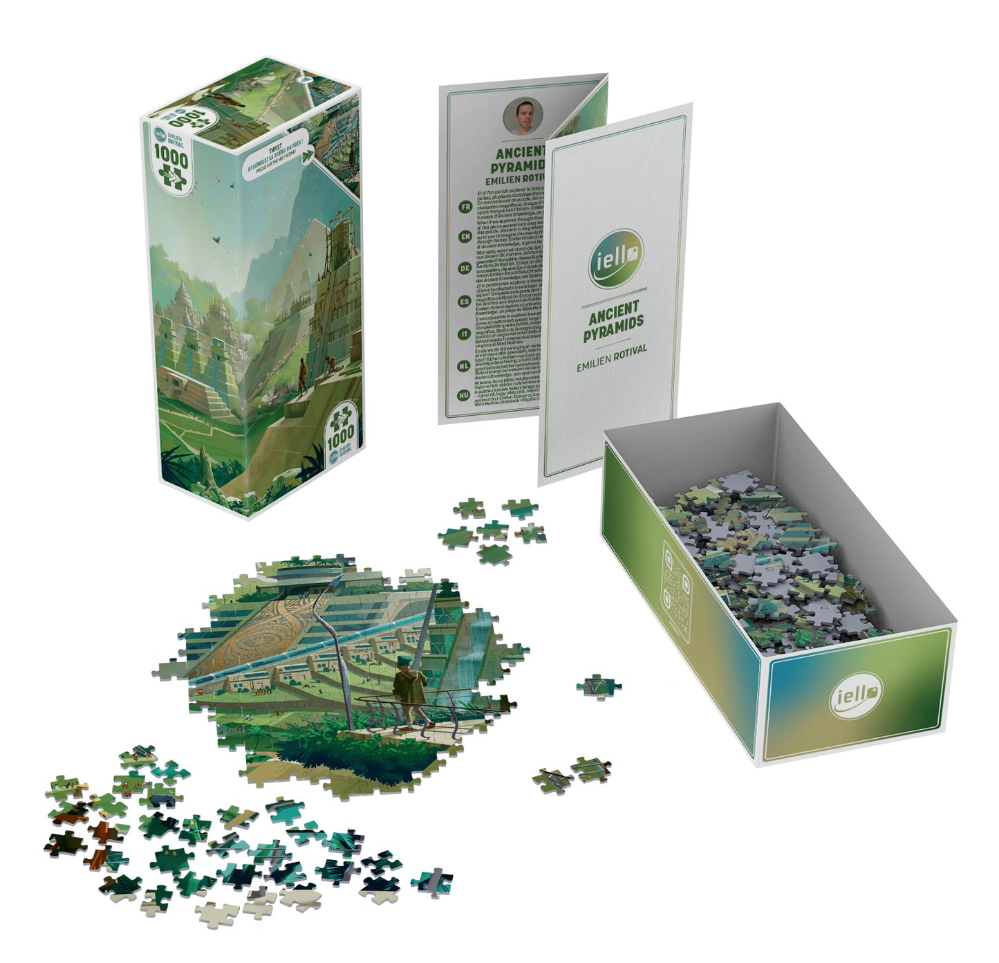 Puzzle Puzzle Twist 1000 pz - Ancient Pyramids