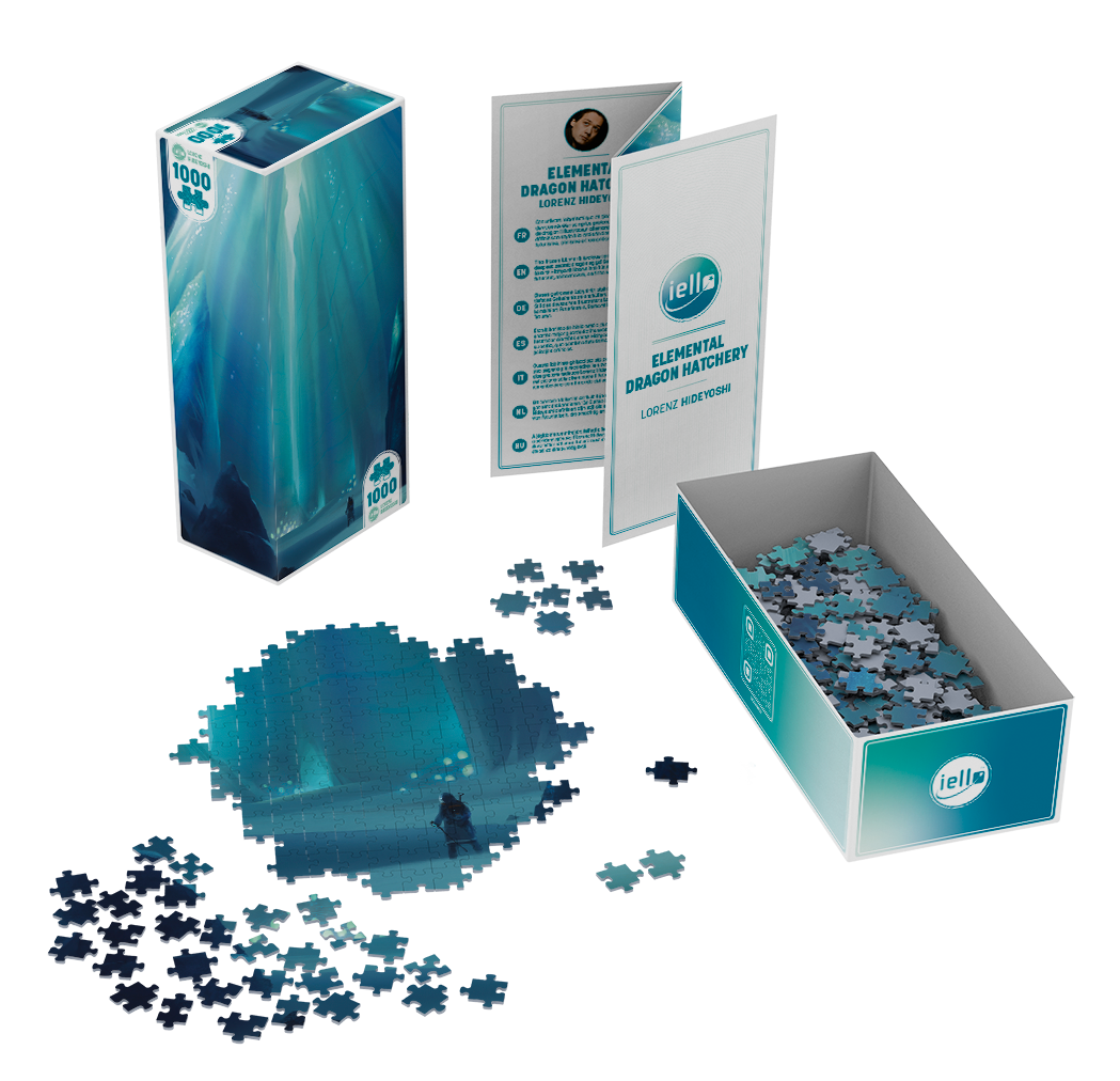 Puzzle Universe 1000 pz - Elemental Dragon Hatchery