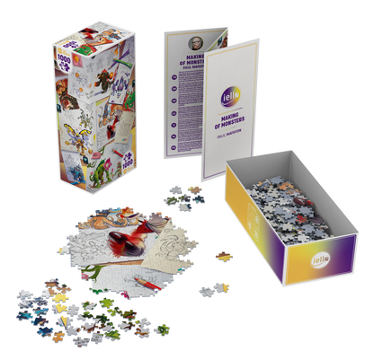 Puzzle Twist 1000 pz - Making of Monster