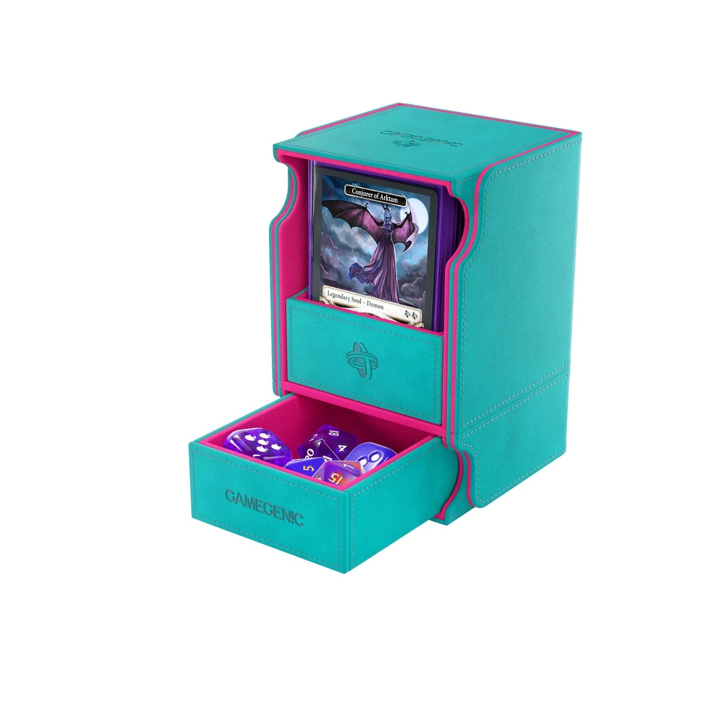 Porta Mazzo Gamegenic WATCHTOWER 100+ XL Convertible (TEAL/PINK)