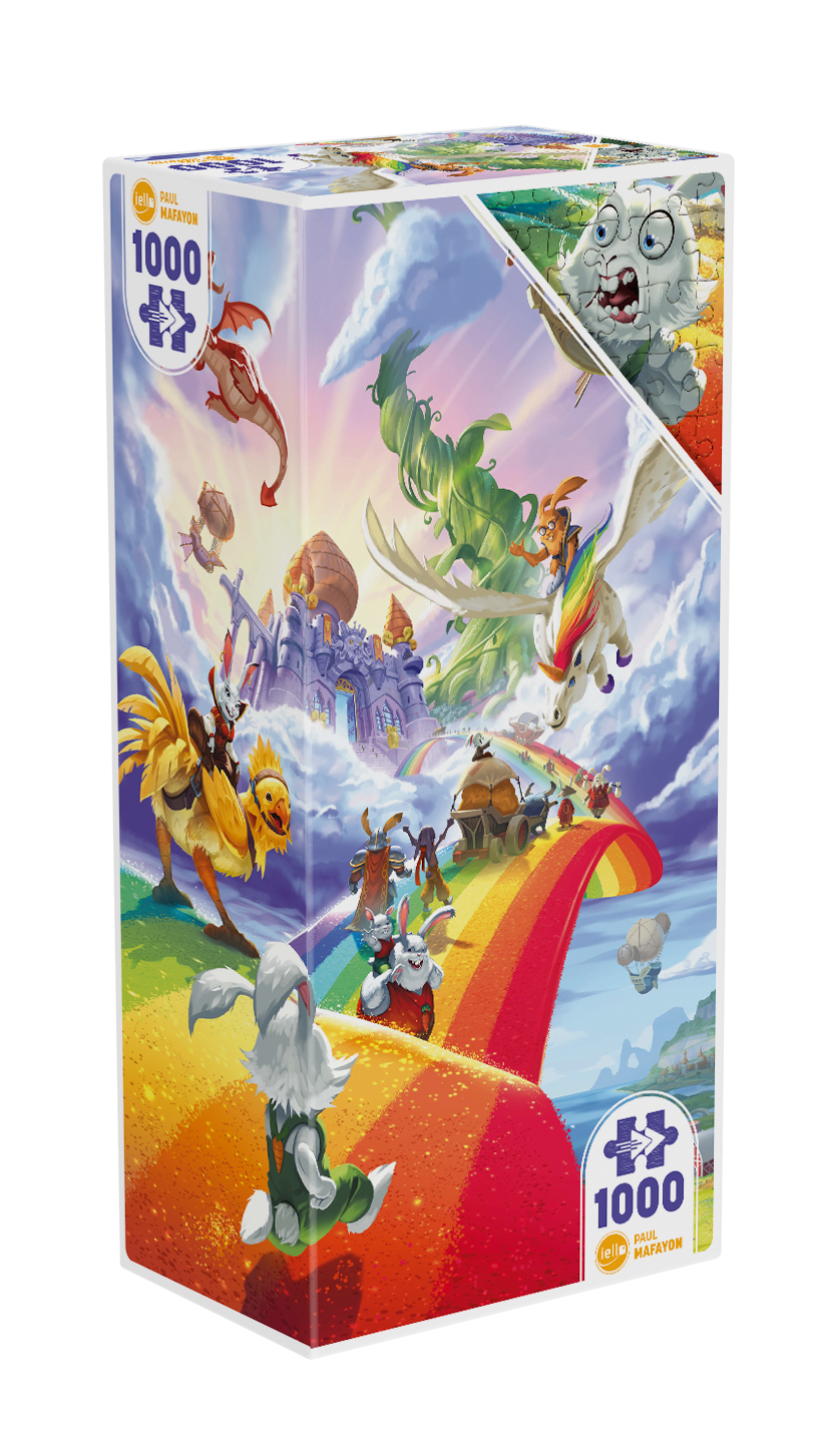 Puzzle Puzzle Twist 1000 pz - Bunny Kingdom in the Sky