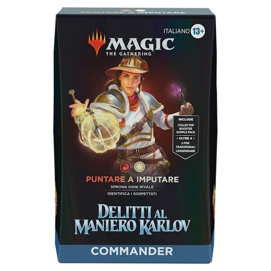 MTG Delitti al Maniero Karlov: Puntare a Imputare - Commander Deck