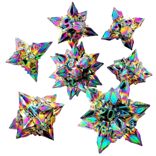 Set di dadi in metallo - Chaotic Bane