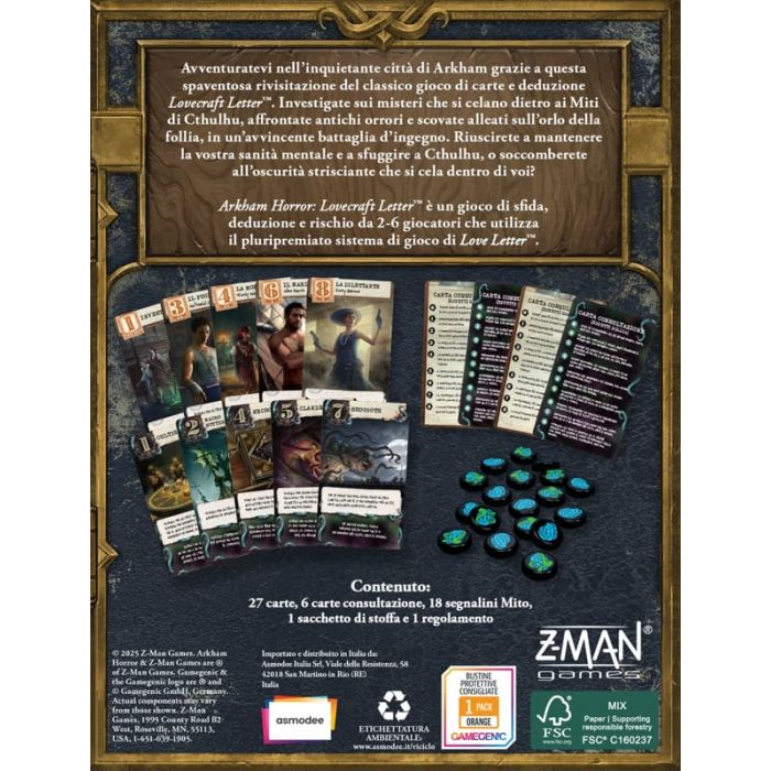 Arkham Horror - Lovecraft Letter