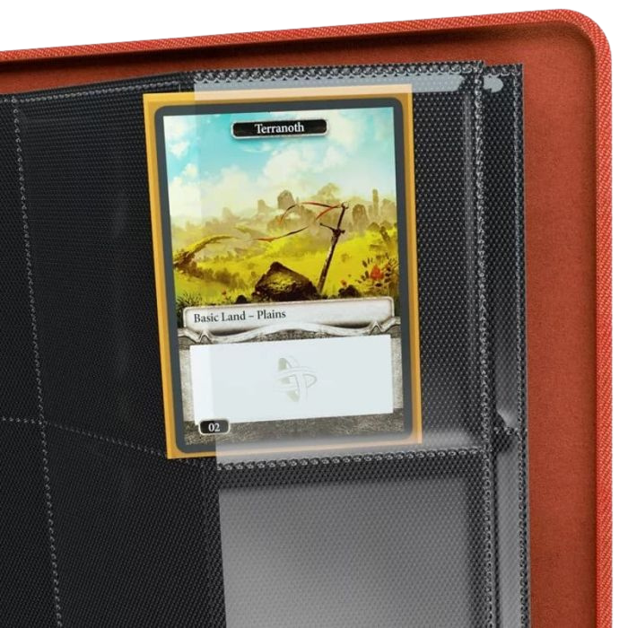 Raccoglitore Gamegenic Zip-Up Album 8 Tasche (ROSSO)