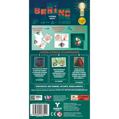 Behind