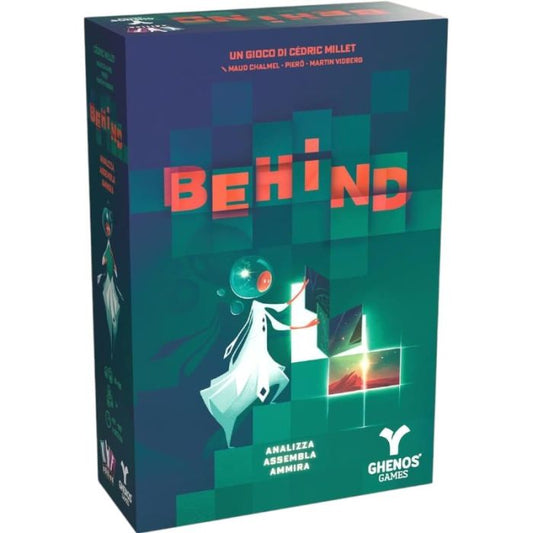 Behind