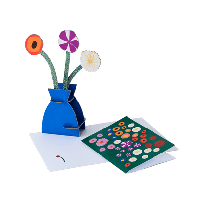 Pop Out Card - Klimt Flowers