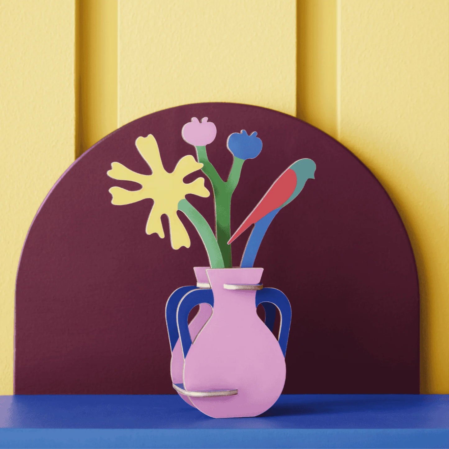 Pop Out Card - Matisse Paper Bloom