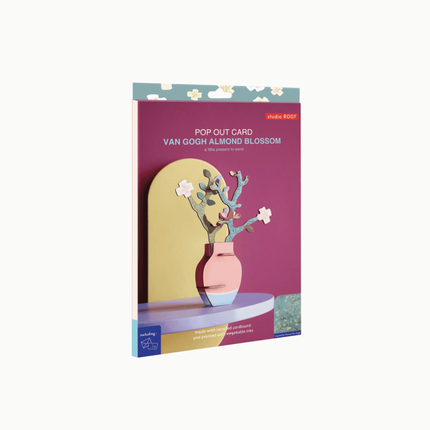 Pop Out Card - Van Gogh Almond Blossom