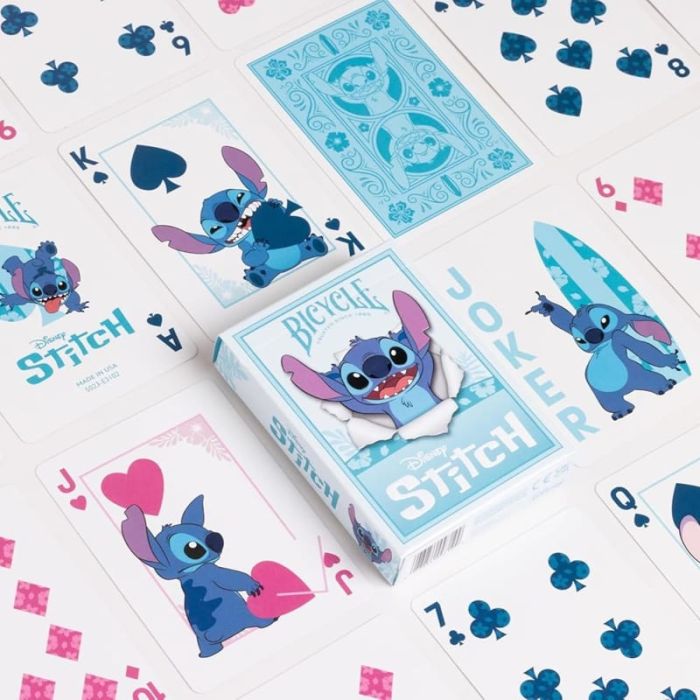 Carte Bicycle - Disney Stitch