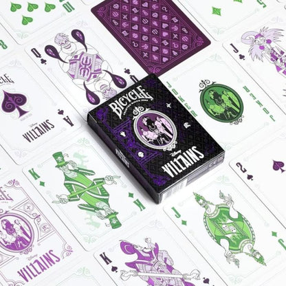 Carte Bicycle - Disney Villains Purple