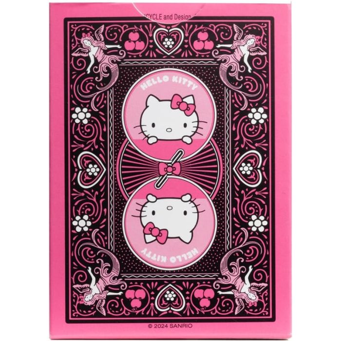 Carte Bicycle - Hello Kitty Black and Pink
