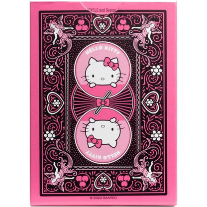 Carte Bicycle - Hello Kitty Black and Pink