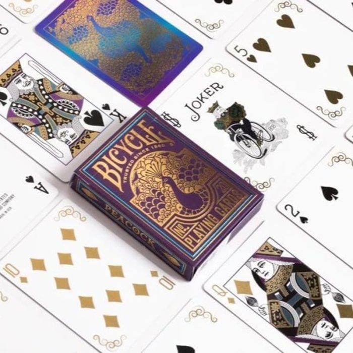 Carte Bicycle - Purple Peacock