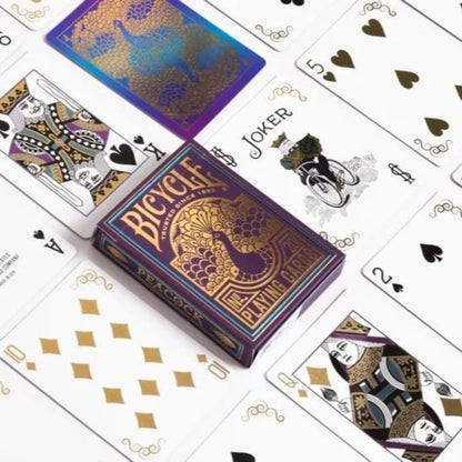 Carte Bicycle - Purple Peacock