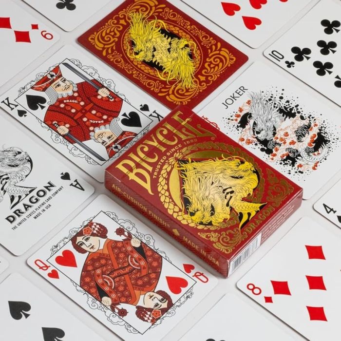 Carte Bicycle - Red Dragon