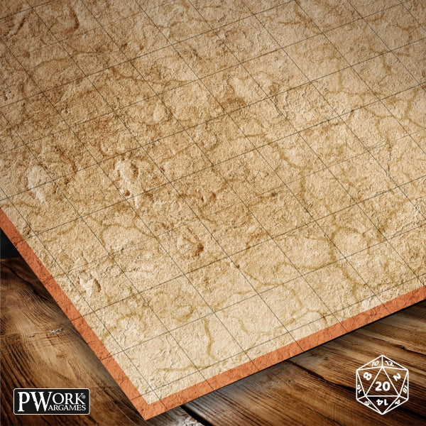 RPG Combat Map 24x24" (64x64cm) - Desert