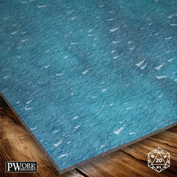 RPG Combat Map 24x24" (64x64cm) - Sea