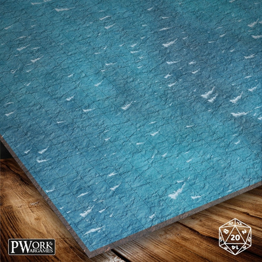 RPG Combat Map 24x24" (64x64cm) - Sea