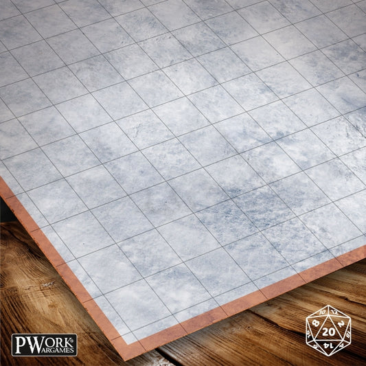 RPG Combat Map 24x24" (64x64cm) - Snow Plain