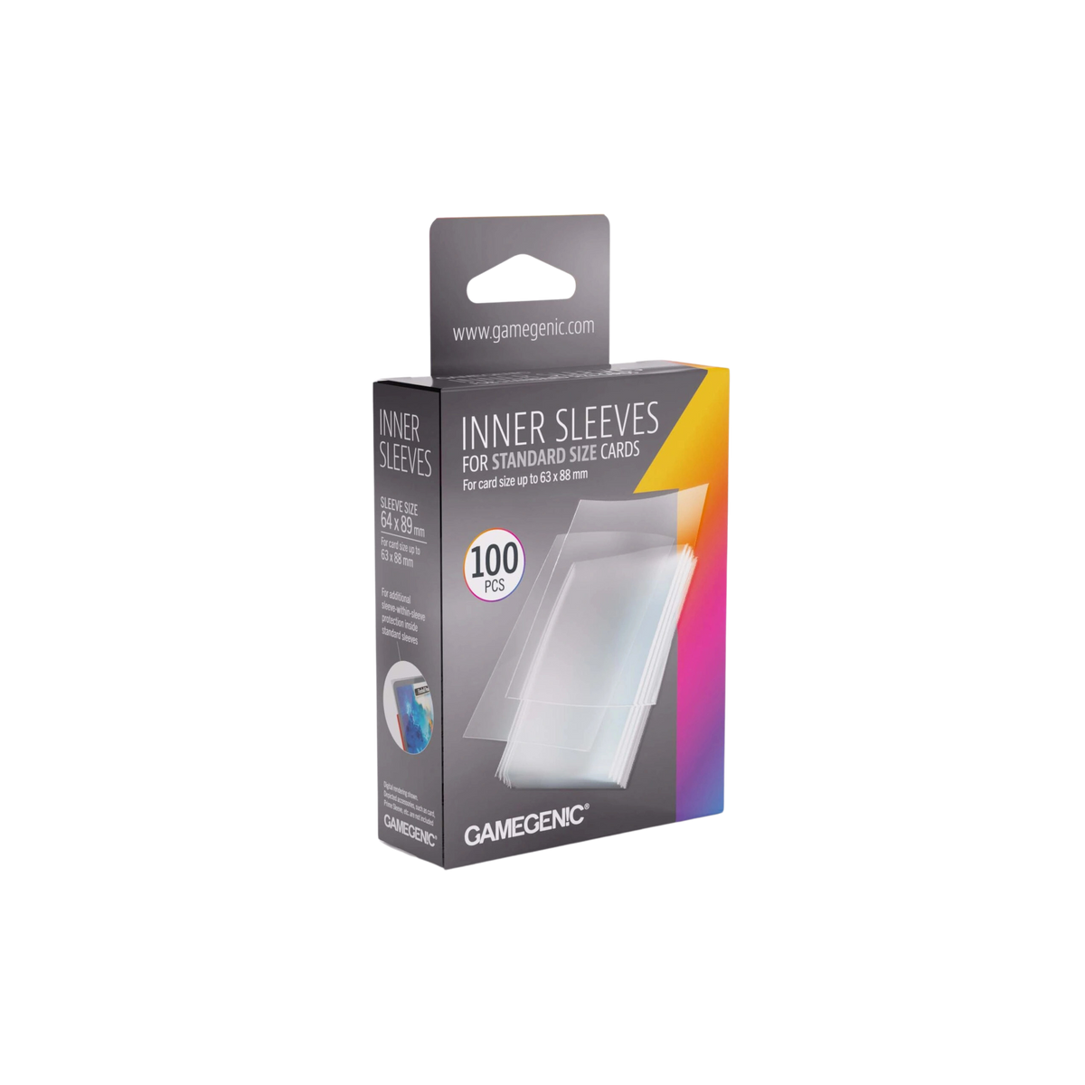 Gamegenic Inner Sleeves 64x89