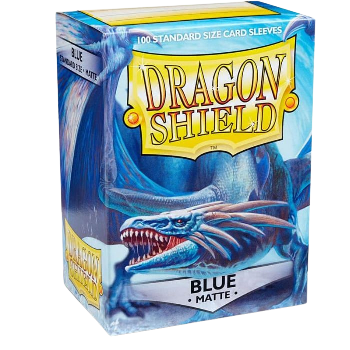 Dragon Shield Sleeves - 100 Bustine Standard Matte BLUE