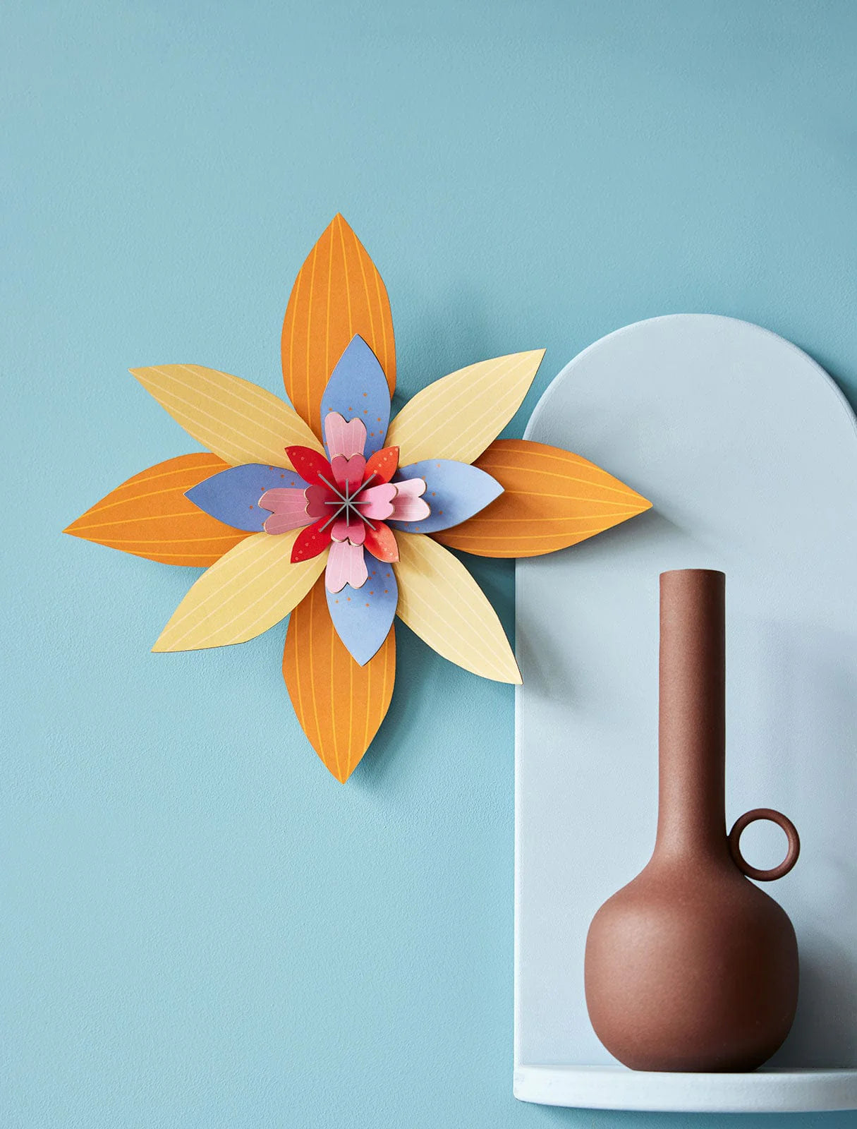 Flower Wall Art - Apricot Sorbet