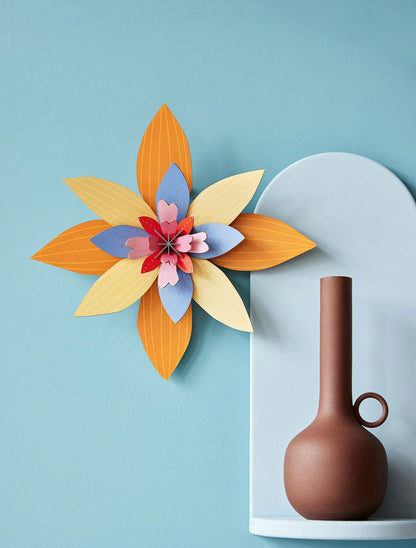 Flower Wall Art - Apricot Sorbet