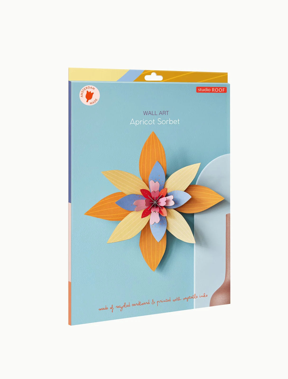 Flower Wall Art - Apricot Sorbet