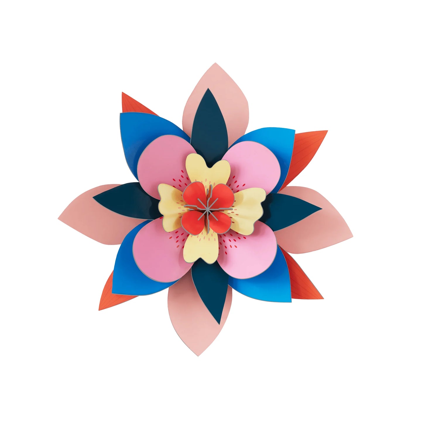 Flower Wall Art - Dragonfruit Punch