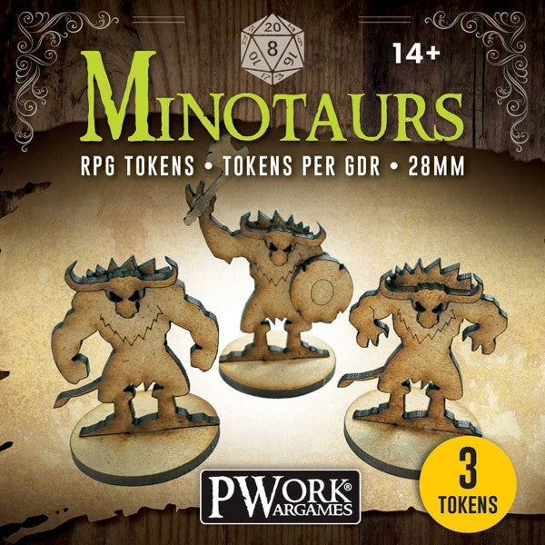 MDF RPG Tokens - Minotaurs
