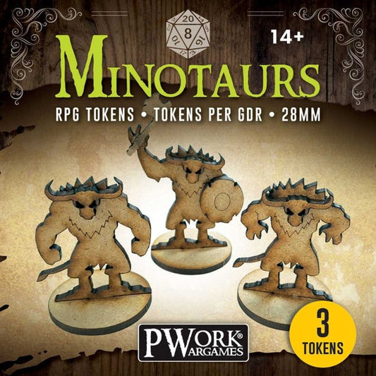 MDF RPG Tokens - Minotaurs