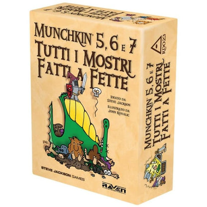 Munchkin 5, 6 e 7: Tutti i Mostri Fatti a Fette