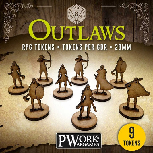 MDF RPG Tokens - Outlaws