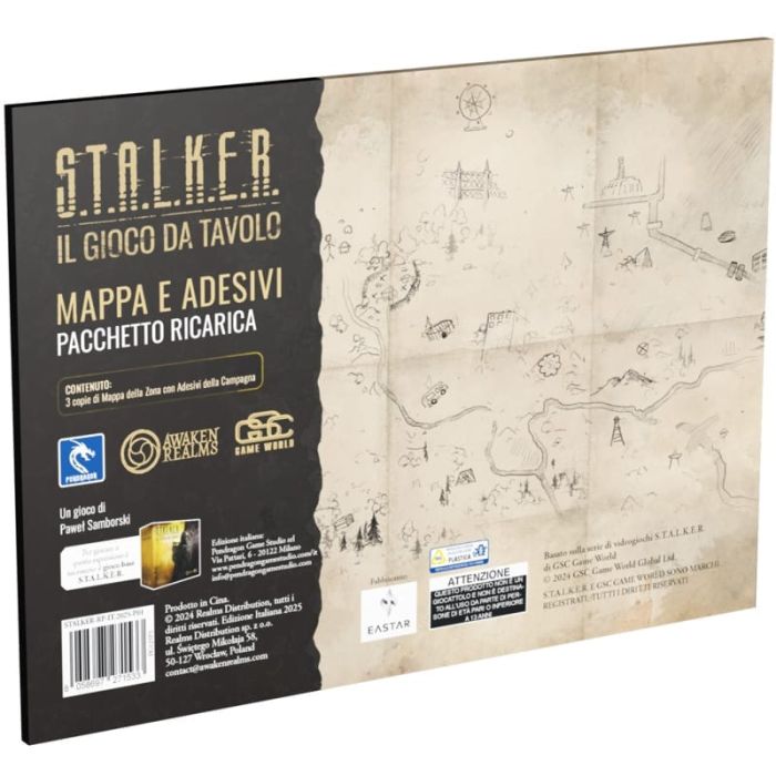 S.T.A.L.K.E.R. - Mappa e Adesivi