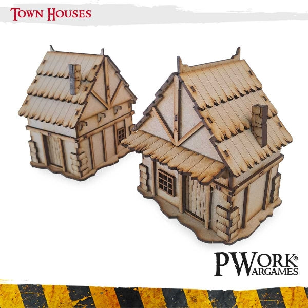 MDF Terrain Scenery Medium: Town Houses