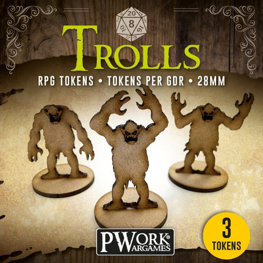 MDF RPG Tokens - Trolls
