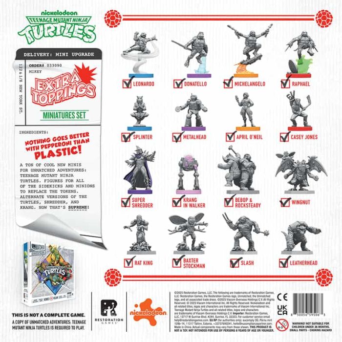 Unmatched Adventures - Teenage Mutant Ninja Turtles - Extra Toppings